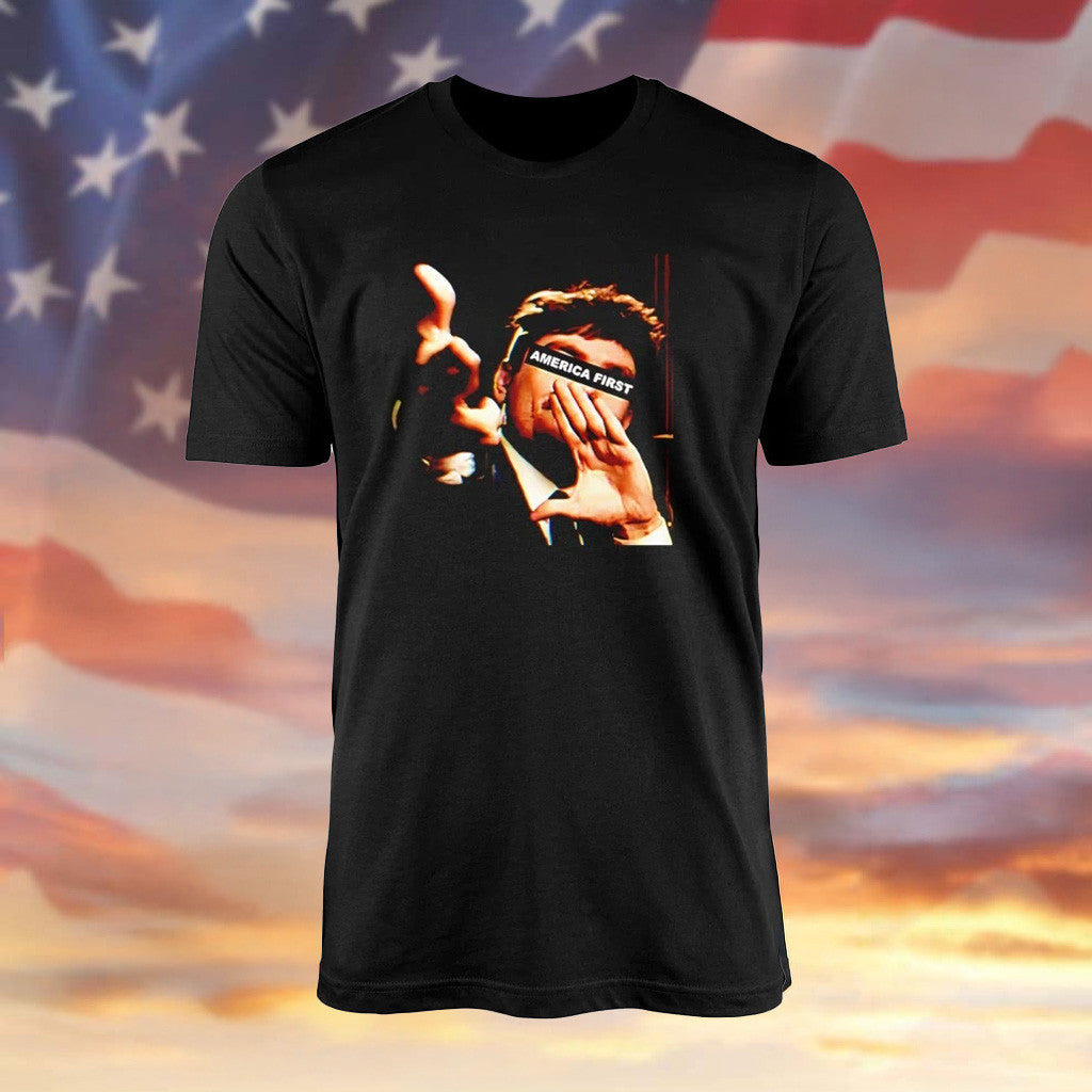 Nick Fuentes America First T-Shirt Funny Meme Nick Fuentes Merch Store Apparel - Otakuforge