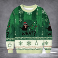 Black Cat What Ugly Christmas Sweater Funny Cat Sweater Winter Clothing Gifts For Mom - Otakuforge