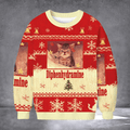Cat Diphenhydramine Ugly Christmas Sweater Funny Cat Meme Apparel Christmas Gifts For Her - Otakuforge
