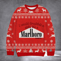 I Would Dropkick A Child For A Marlboro Ugly Christmas Sweater Winter Apparel Funny Xmas Gifts - Otakuforge