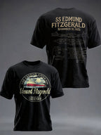 Edmund Fitzgerald The Legend Lives On T-Shirt SS Edmund Fitzgerald November 10Th 1975 Merch - Otakuforge