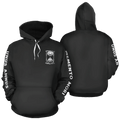 Unus Annus The End Hoodie Skull Hourglass Memento Mori Unus Annus Merch Store Clothing - Otakuforge