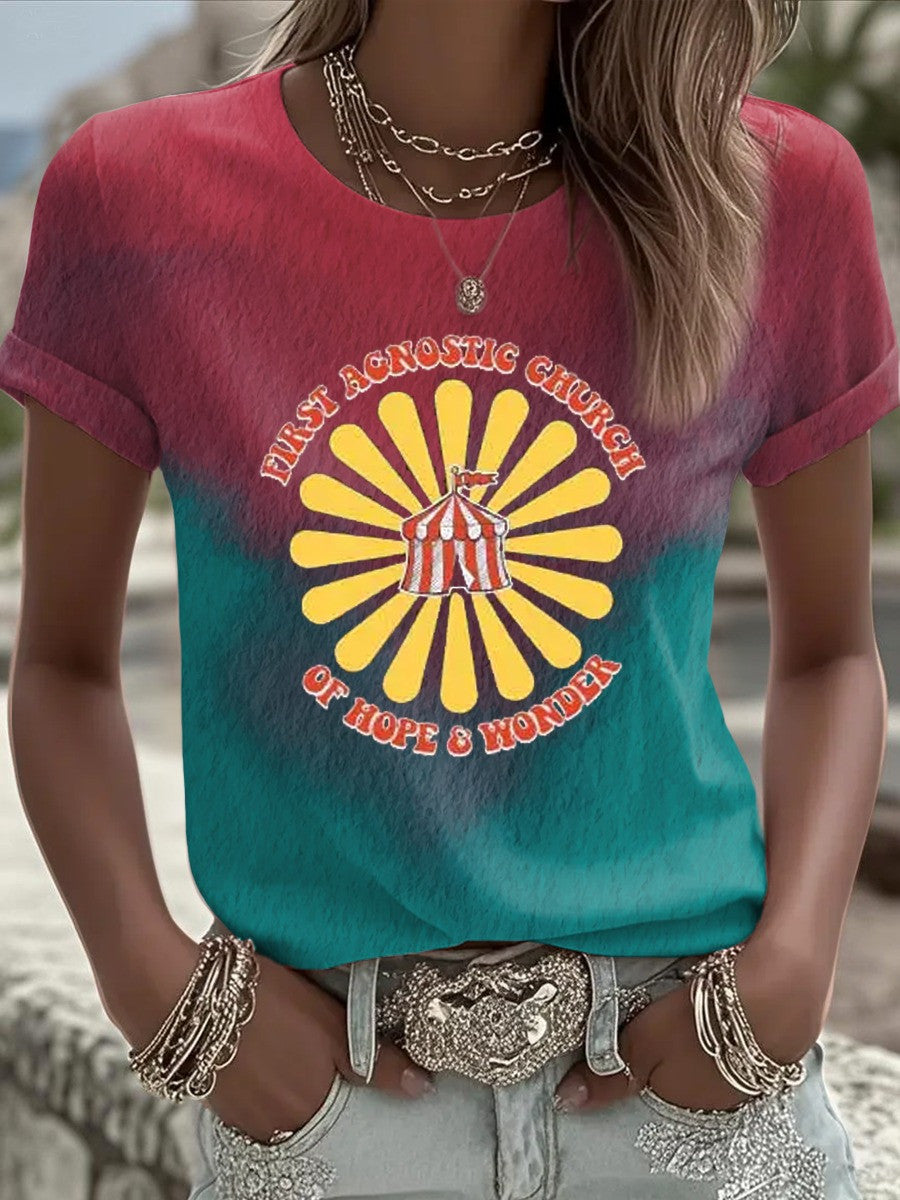 Todd Snider T-Shirt First Agnostic Church Of Hope And Wonder RIP Todd Snider Merch Fan Gifts - Otakuforge