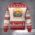 I Hope You Have A Year That You Deserve Ugly Christmas Sweater Funny Dumpster Fire Sweater - Otakuforge