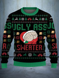 Ugly Ass Sweater Santa Ugly Christmas Sweater Funny Xmas Merch Christmas Gift For Lovers - Otakuforge