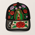 Stephen Wilson Jr Hat Print Floral Virgin Blessed Maria Mother Mary Trucker Cap Merchandise - Otakuforge