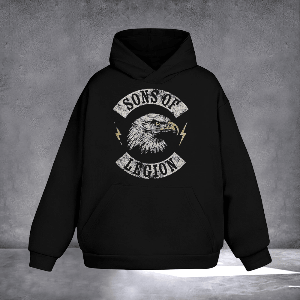 Eagle Sons Of Legion T-Shirt Vintage Eagle Shirt Holiday Clothing Gifts For Son - Otakuforge