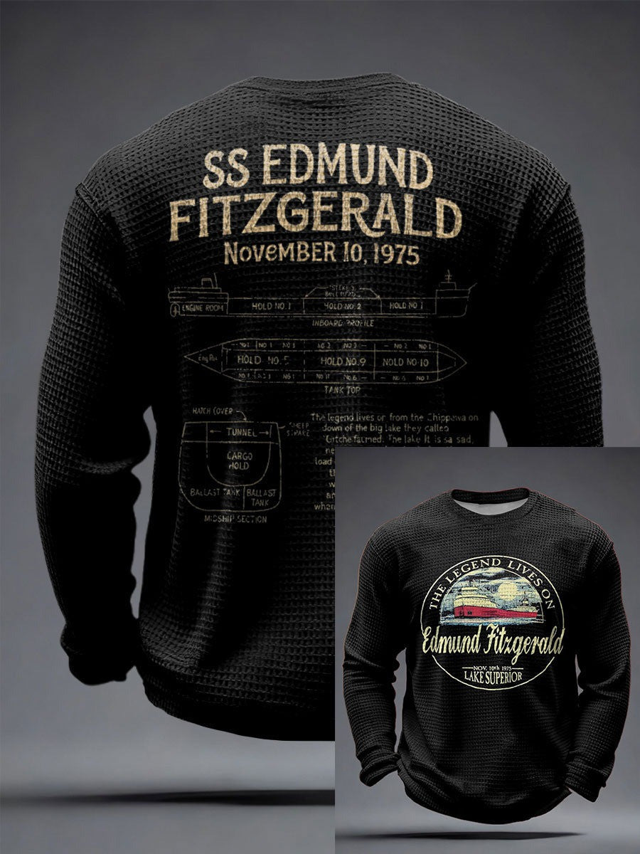 Edmund Fitzgerald The Legend Lives On T-Shirt SS Edmund Fitzgerald November 10Th 1975 Merch - Otakuforge