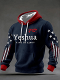 Yeshua King Of Kings Christian Hoodie Faith Based Hoodie Jesus Christmas Gifts For Dad - Otakuforge