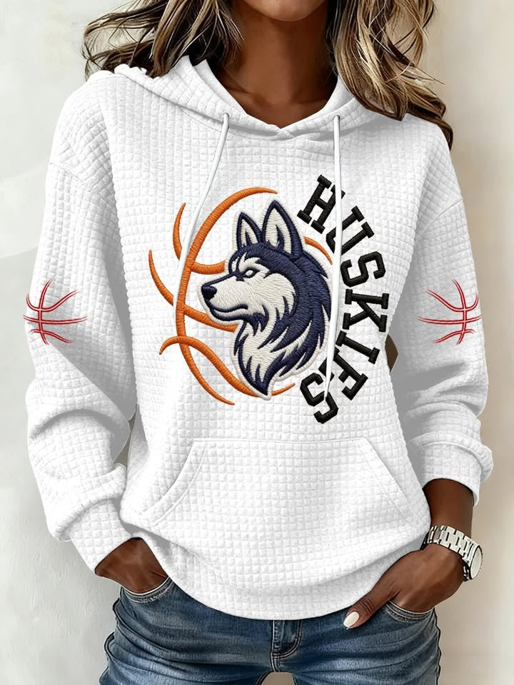 UConn Huskies Hoodie Women's Game Day Merch Cool Gifts For Basketball Lovers - Otakuforge