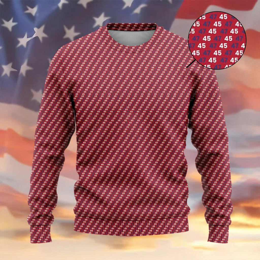 45 47 Trump Golf Polo Shirt Donald Trump Merch Clothing Best Gifts For Trump Supporters - Otakuforge