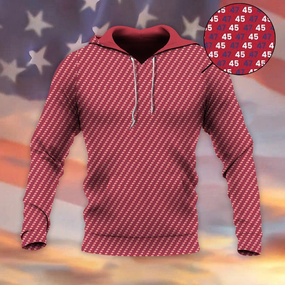 45 47 Trump Golf Polo Shirt Donald Trump Merch Clothing Best Gifts For Trump Supporters - Otakuforge