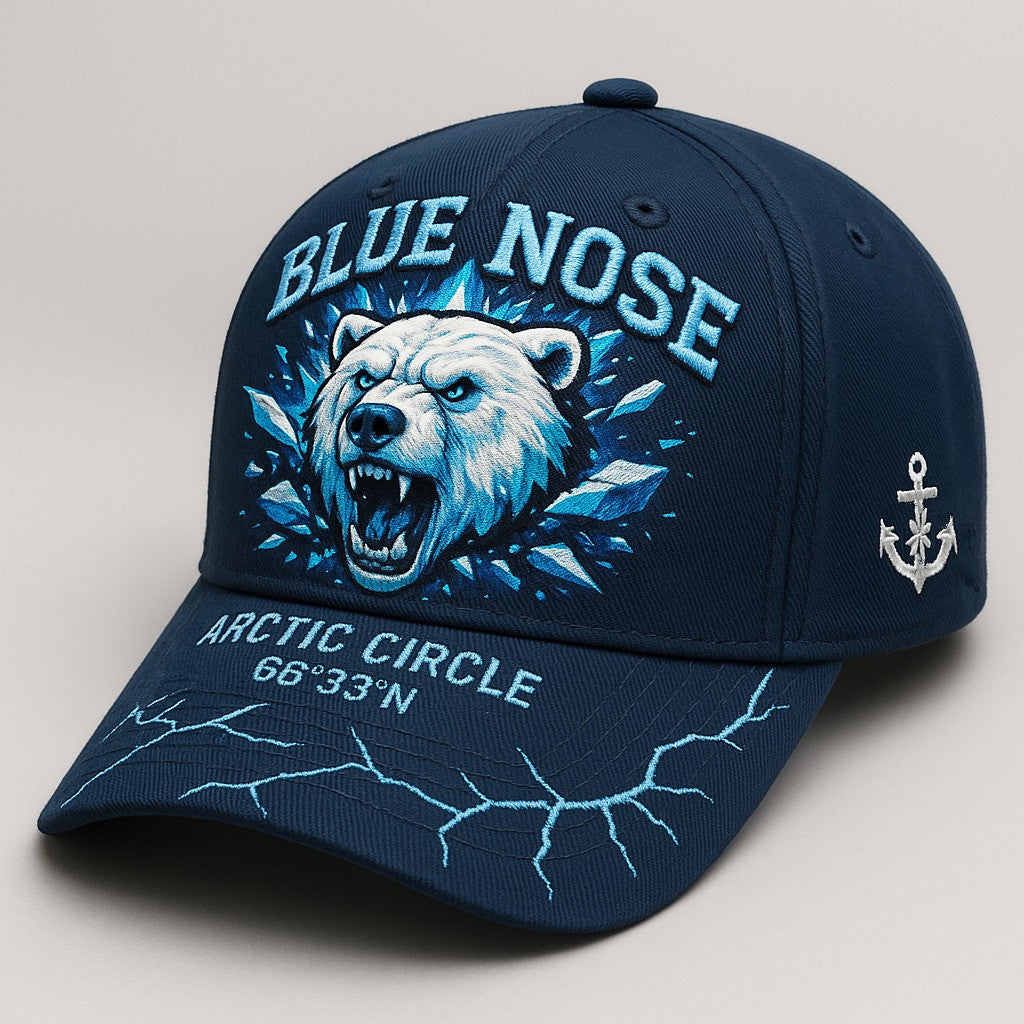 US Navy Blue Nose Arctic Circle Polar Bear Hat Bluenose Merch Cool Gifts For Navy Veterans - Otakuforge