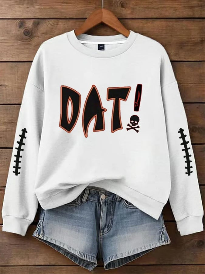 Tampa Bay Buccaneers Dat Sweatshirt Women's Game Day Merch Tampa Bay Bucs Gifts For Her - Otakuforge