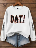 Tampa Bay Buccaneers Dat Sweatshirt Women's Game Day Merch Tampa Bay Bucs Gifts For Her - Otakuforge