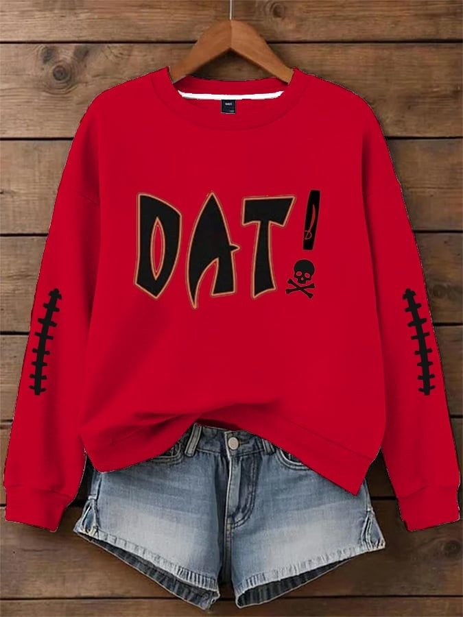 Tampa Bay Buccaneers Dat Sweatshirt Women's Game Day Merch Tampa Bay Bucs Gifts For Her - Otakuforge
