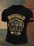 Buffalo Soldier 1866 1944 T-Shirt US Army Black Soldiers Tee Gifts For Retired Army Veterans - Otakuforge