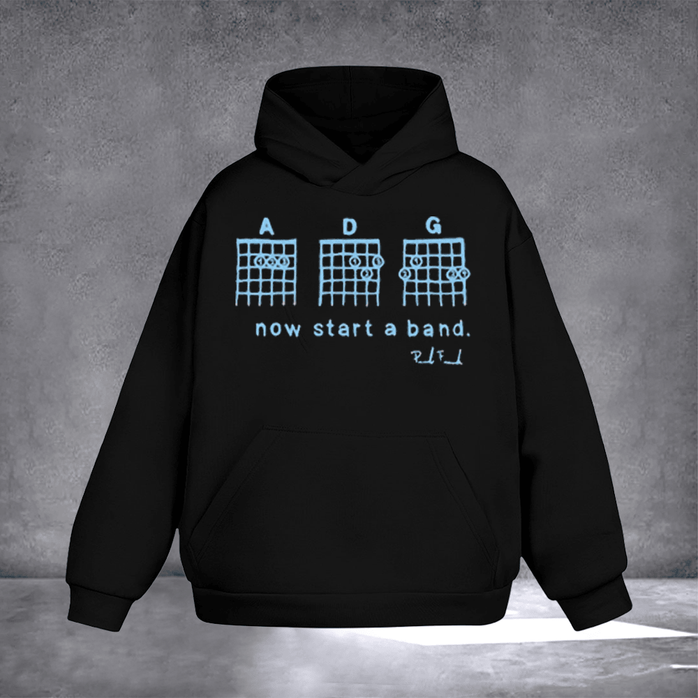 Themodh ADG Now Start A Band T-Shirt Paul Frank Letter Shirt Gifts For Boyfriend - Otakuforge