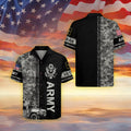 US ARMY 250Th Years Of Service Camo Hawaiian Shirt Proud Military Apparel Army Veteran Gift - Otakuforge