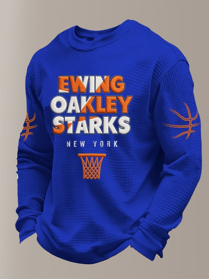 New York Knicks Wing Oakey Starks Sweatshirt Men's Knicks Merch Best Gifts For Fans - Otakuforge
