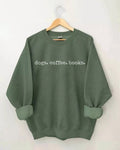 Dogs Coffee Books Sweatshirt Best Gifts For Dogs Coffee Books Lovers Themed Gifts - Otakuforge