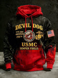 USMC Devil Dogs Marines 250Th Anniversary 1775 2025 Hoodie Marine Corps Veteran Clothing - Otakuforge