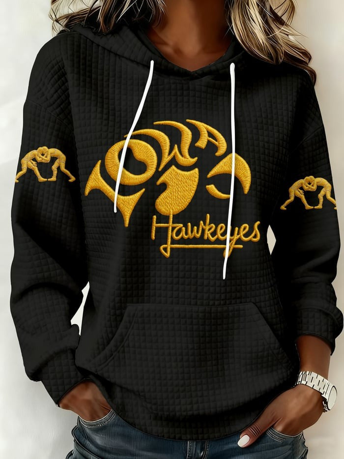 Iowa Hawkeye Herky Wrestling Hoodie Sportday Clothing Gifts For Wrestling Lovers - Otakuforge