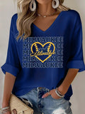 Milwaukee Baseball V-Neck Long Sleeve Shirt Milwaukee Brewers Merch Gifts For Baseball Fans - Otakuforge