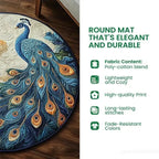 Bear Whisperer Quilted Round Mat Round Rugs Large Gifts For Wildlife Lovers - Otakuforge