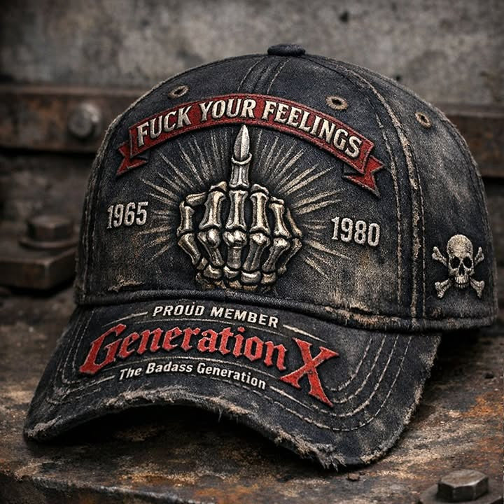 Fuck Your Feelings Proud Member Generation X Hat Badass Generation Best Gifts For Gen X - Otakuforge