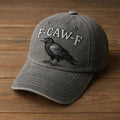 Raven F-CAW-F Hat Funny Black Crow F-CAW-F Baseball Cap Merchandise Gifts For Men Women - Otakuforge