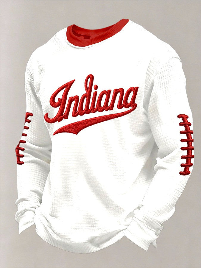 Indiana Hoosiers Sweatshirt Women's Football Game Day Merch Hoosiers Gifts For Fans - Otakuforge