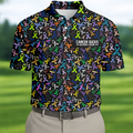 Cancer Sucks In Every Color Golf Polo Shirt Cancer Awareness Apparel Gifts For Grandpa - Otakuforge