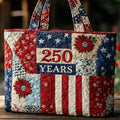 America 250 Years Quilted Bag Independence Day Bags Fourth Of July Gifts For Women - Otakuforge