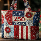 America 250 Years Quilted Bag Independence Day Bags Fourth Of July Gifts For Women - Otakuforge