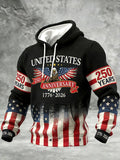 Eagle USA 250Th Anniversary Hoodie USA 250 Years Hoodie 4 Th Of July Clothes Gifts Idea - Otakuforge