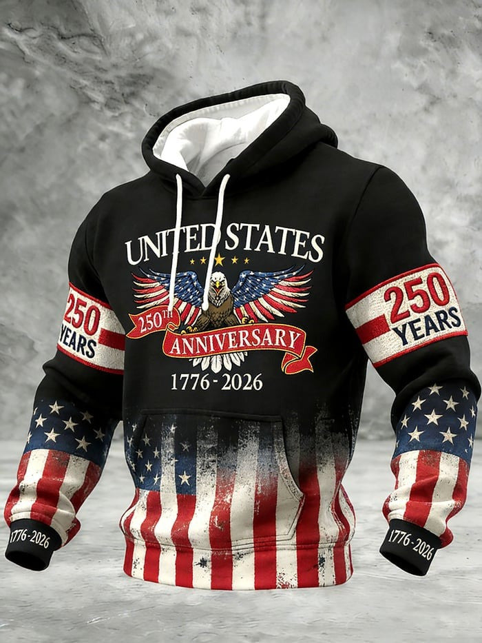 Eagle USA 250Th Anniversary Hoodie USA 250 Years Hoodie 4 Th Of July Clothes Gifts Idea - Otakuforge