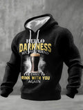 St Patrick's Day Hello Darkness My Old Friend Hoodie St Patrick's Day Apparel Gifts For Dad - Otakuforge