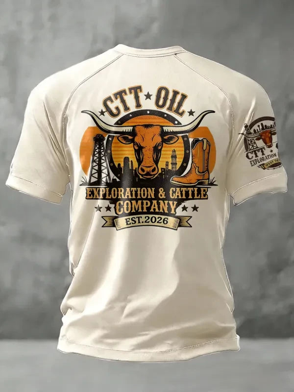 Landman Merch CTT Oil Exploration And Cattle Company EST 2026 Shirt Gifts For Men - Otakuforge