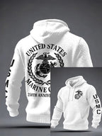 USMC 250Th Anniversary Hoodie Military Hooded Sweatshirt Gifts For Marine Veterans - Otakuforge
