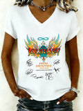 Journey Final Frontier Tour 2026 Signature V-Neck Shirt Journey Rock Band Clothes Fan Gift Ideas - Otakuforge