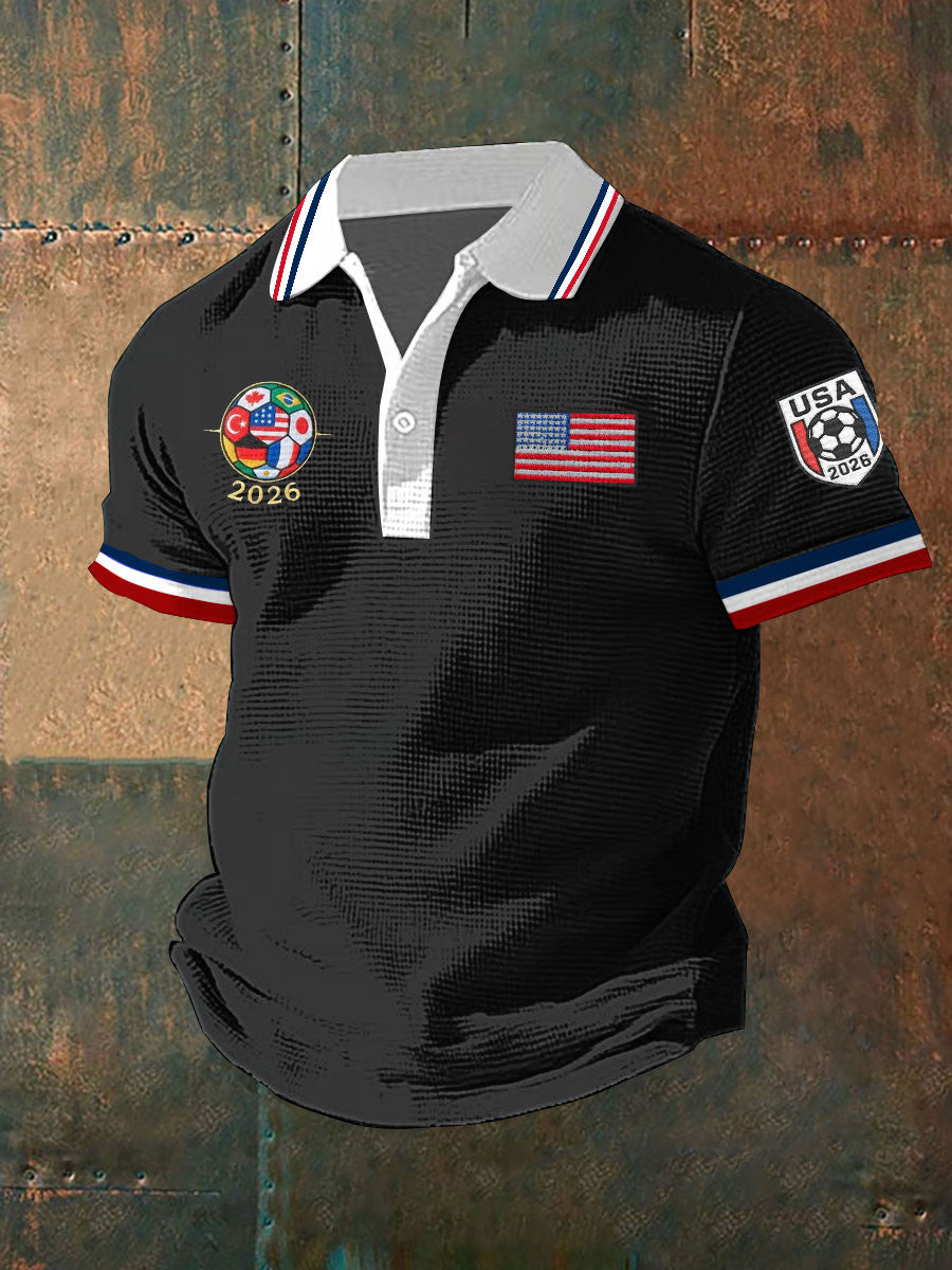 USA World Cup 2026 Merch Game Day Polo Shirt World Cup Apparel Gifts For Soccer Lovers - Otakuforge