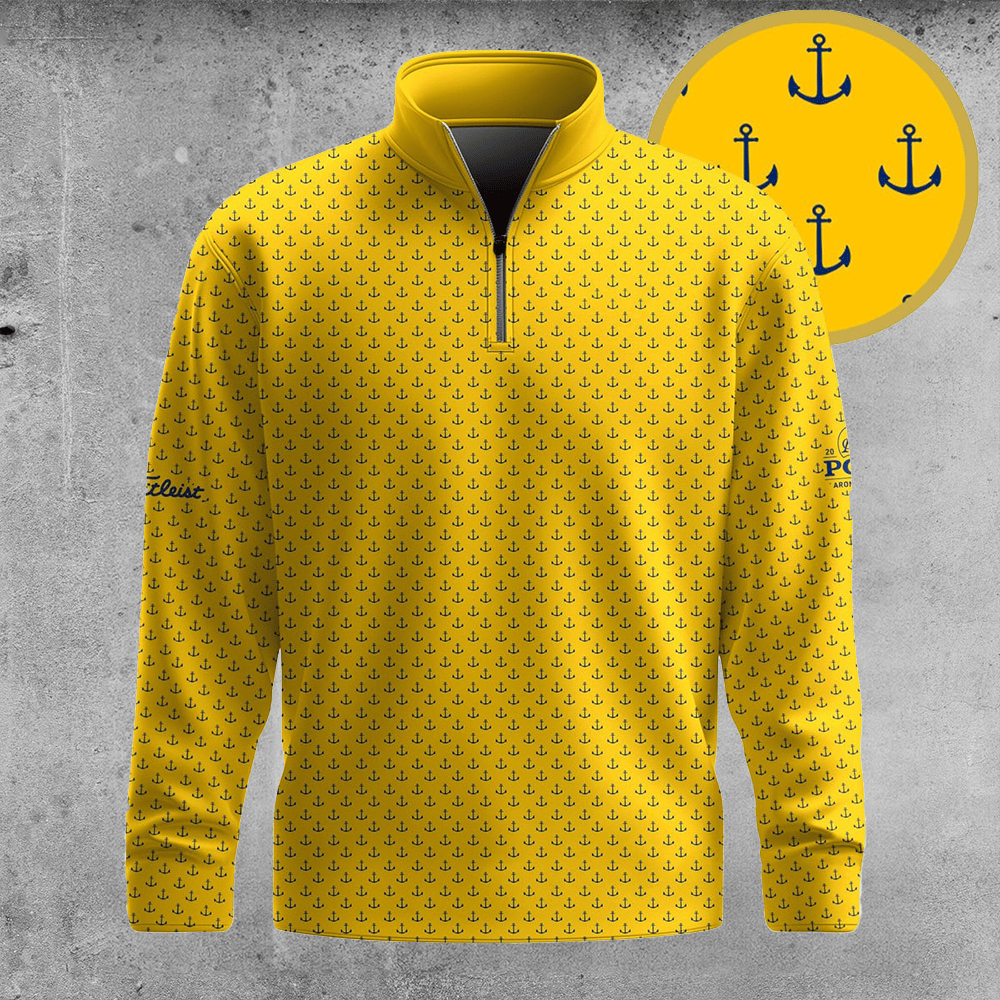 The PGA Tour Golf Zip Sweatshirt Nautical Pattern Sweatshirt Gifts For Golf Players - Otakuforge