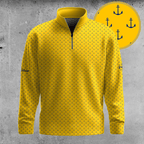 The PGA Tour Golf Zip Sweatshirt Nautical Pattern Sweatshirt Gifts For Golf Players - Otakuforge