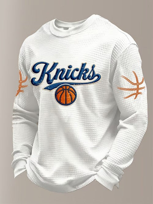 New York Knicks Long Sleeve Shirt Game Day Outfits Basketball Clothes NY Knicks Fans Gifts - Otakuforge