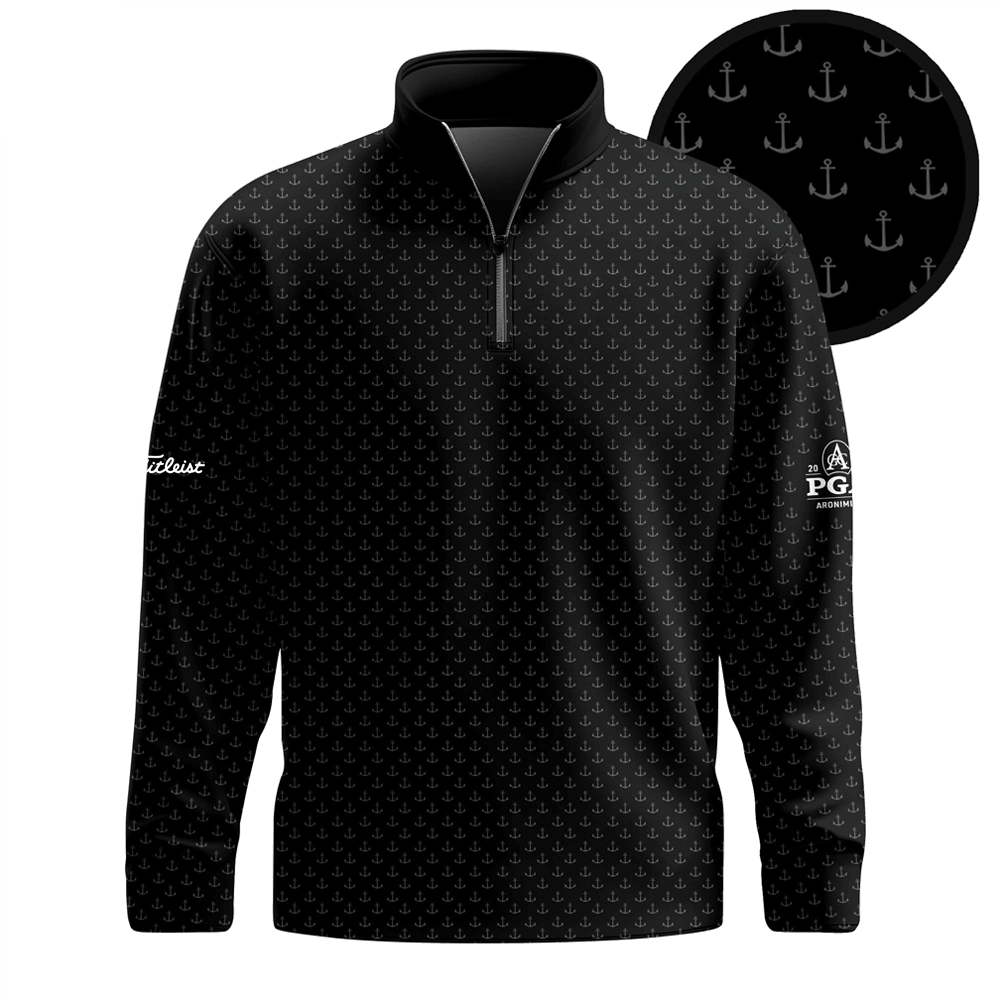 The PGA Tour Golf Zip Sweatshirt Nautical Pattern Sweatshirt Gifts For Golf Players - Otakuforge
