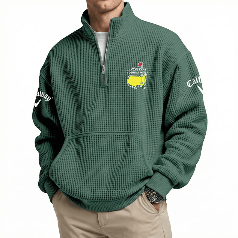 Masters Tournament Zip Sweatshirt Callaway Styles Apparel Golfer Gifts For Golf Lovers - Otakuforge