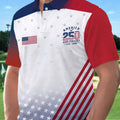 USA 250Th Anniversary Golf Polo Shirt 4Th Of July Clothes Cool Golf Gifts For Dad - Otakuforge