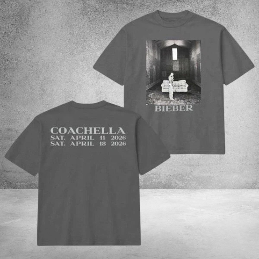 Justin Bieber Coachella 2026 Festival Merchandise SWAG Album Photo Shirt Bieber Fans Gifts - Otakuforge