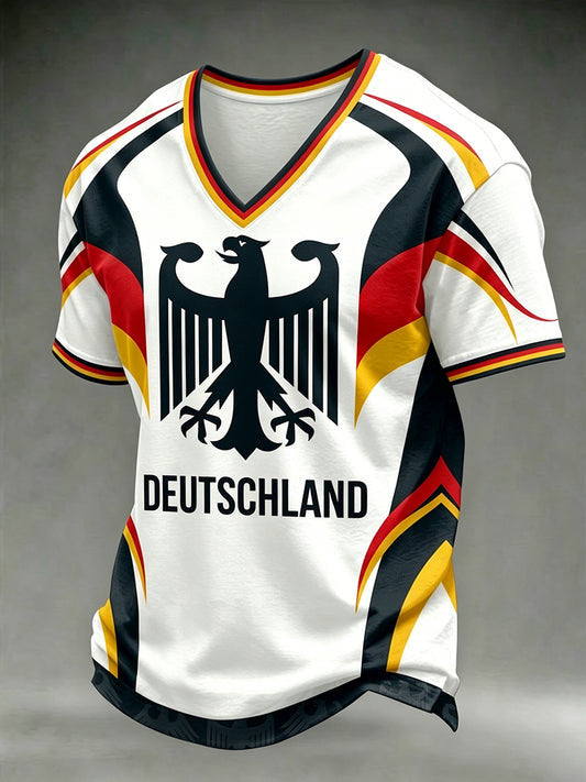 Germany World Cup 2026 Deutschland V-Neck Shirt FIFA World Cup Merch Soccer Fans Gifts - Otakuforge